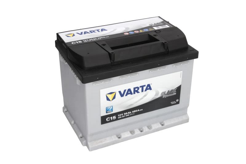 Akumulator, BLACK dynamic 56Ah 480A (L+) do Fiata, 5564010483122, VARTA w ofercie sklepu e-autoparts.pl 
