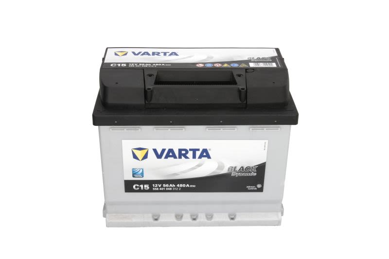 Akumulator, BLACK dynamic 56Ah 480A (L+) do Fiata, 5564010483122, VARTA w ofercie sklepu e-autoparts.pl 