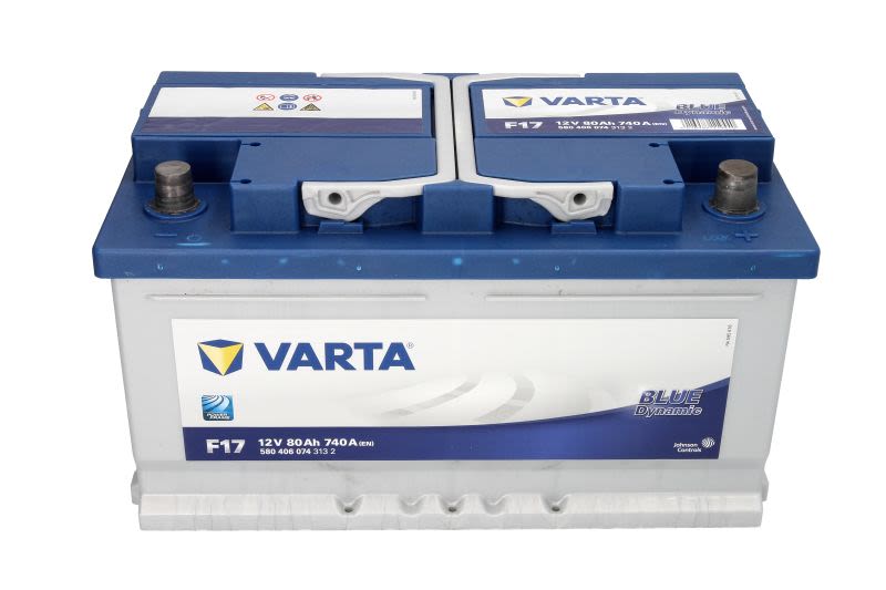 Akumulator, BLUE dynamic 80Ah 740A (L-) do Forda, 5804060743132, VARTA w ofercie sklepu e-autoparts.pl 