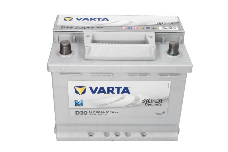 Akumulator, SILVER dynamic 63Ah 610A (L+) do Fiata, 5634010613162, VARTA w ofercie sklepu e-autoparts.pl 