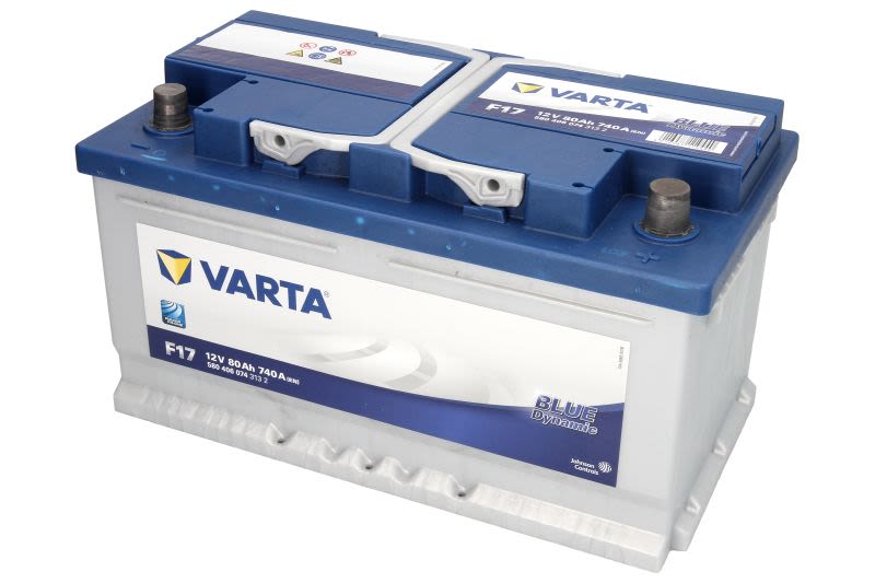 Akumulator, BLUE dynamic 80Ah 740A (L-) do Forda, 5804060743132, VARTA w ofercie sklepu e-autoparts.pl 