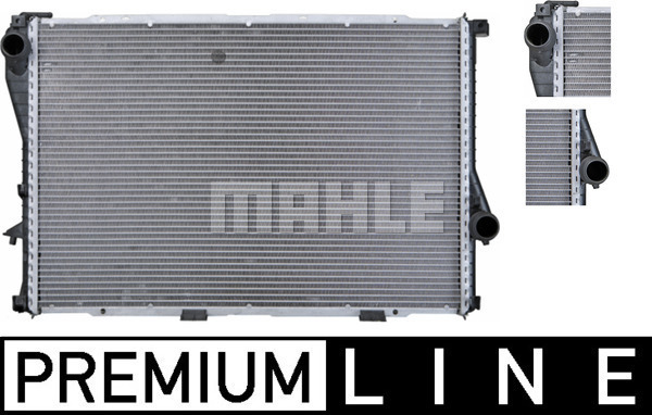Chłodnica, układ chłodzenia silnika, BEHR *** PREMIUM LINE *** CR 298 000P MAHLE