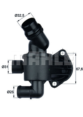 Termostat układu chłodzenia TI 34 87 MAHLE