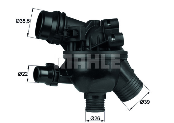 Termostat układu chłodzenia TM 19 102 MAHLE