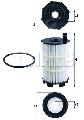 Filtr oleju do Audi, OX 350/4D, MAHLE w ofercie sklepu e-autoparts.pl 