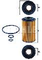 Filtr oleju do Land Rovera, OX 153/7D2, MAHLE w ofercie sklepu e-autoparts.pl 