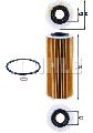 Filtr oleju do BMW, OX 177/3D, MAHLE w ofercie sklepu e-autoparts.pl 