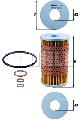 Filtr oleju do Mercedesa, OX 47D, MAHLE w ofercie sklepu e-autoparts.pl 