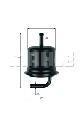 Filtr paliwa do Daihatsu, KL 578, MAHLE w ofercie sklepu e-autoparts.pl 
