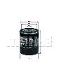 Filtr oleju do Mitsubishi, OC 196, MAHLE w ofercie sklepu e-autoparts.pl 