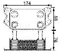 Chłodnica oleju, olej silnikowy, BEHR do Volvo, CLC 192 000S, MAHLE w ofercie sklepu e-autoparts.pl 