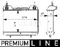 Chłodnica oleju, olej silnikowy, BEHR *** PREMIUM LINE *** do Mercedesa, CLC 27 000P, MAHLE w ofercie sklepu e-autoparts.pl 