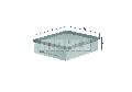 Filtr powietrza do Renault, LX 742/2, MAHLE w ofercie sklepu e-autoparts.pl 