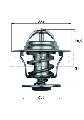 Termostat układu chłodzenia do Audi, TX 15 87D, MAHLE w ofercie sklepu e-autoparts.pl 