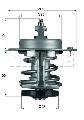 Termostat układu chłodzenia do Rovera, TX 69 79, MAHLE w ofercie sklepu e-autoparts.pl 