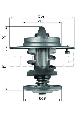 Termostat układu chłodzenia do Rovera, TX 80 83, MAHLE w ofercie sklepu e-autoparts.pl 