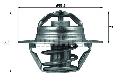 Termostat układu chłodzenia do Renault, TX 88 82D, MAHLE w ofercie sklepu e-autoparts.pl 