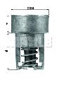 Termostat układu chłodzenia do Renault, TX 98 82, MAHLE w ofercie sklepu e-autoparts.pl 