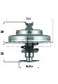 Termostat układu chłodzenia do Forda, TX 75 80D, MAHLE w ofercie sklepu e-autoparts.pl 