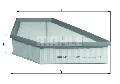 Filtr powietrza do Volvo, LX 1924, MAHLE w ofercie sklepu e-autoparts.pl 