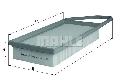 Filtr powietrza do Peugeota, LX 1282, MAHLE w ofercie sklepu e-autoparts.pl 