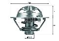 Termostat układu chłodzeniaTX 118 82D, MAHLE w ofercie sklepu e-autoparts.pl 