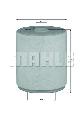 Filtr powietrza do Audi, LX 2049/4, MAHLE w ofercie sklepu e-autoparts.pl 