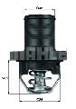 Termostat układu chłodzenia do Citroena, TI 47 89, MAHLE w ofercie sklepu e-autoparts.pl 