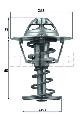 Termostat układu chłodzenia do Toyoty, TX 126 82D, MAHLE w ofercie sklepu e-autoparts.pl 