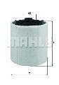 Filtr powietrza do Seata, LX 2831, MAHLE w ofercie sklepu e-autoparts.pl 