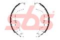 Zestaw szczęk hamulcowych do Mazdy, 18492732622, SBS w ofercie sklepu e-autoparts.pl 