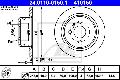 Tarcza hamulcowa do BMW, 24.0110-0150.1, ATE w ofercie sklepu e-autoparts.pl 