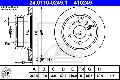 Tarcza hamulcowa do Opla, 24.0110-0249.1, ATE w ofercie sklepu e-autoparts.pl 