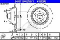 Tarcza hamulcowa do Mercedesa, 24.0110-0280.1, ATE w ofercie sklepu e-autoparts.pl 