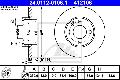 Tarcza hamulcowa do Audi, 24.0112-0106.1, ATE w ofercie sklepu e-autoparts.pl 