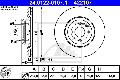 Tarcza hamulcowa do Fiata, 24.0122-0107.1, ATE w ofercie sklepu e-autoparts.pl 