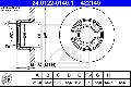 Tarcza hamulcowa do Mercedesa, 24.0122-0140.1, ATE w ofercie sklepu e-autoparts.pl 