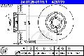 Tarcza hamulcowa do VW, 24.0126-0119.1, ATE w ofercie sklepu e-autoparts.pl 