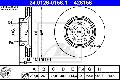 Tarcza hamulcowa do Toyoty, 24.0126-0156.1, ATE w ofercie sklepu e-autoparts.pl 