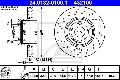 Tarcza hamulcowa do Mercedesa, 24.0132-0100.1, ATE w ofercie sklepu e-autoparts.pl 
