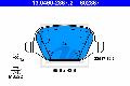 Klocki hamulcowe - komplet do Alfy, 13.0460-2867.2, ATE w ofercie sklepu e-autoparts.pl 