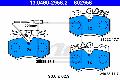 Klocki hamulcowe - komplet do Peugeota, 13.0460-2956.2, ATE w ofercie sklepu e-autoparts.pl 