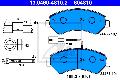 Klocki hamulcowe - komplet do Fiata, 13.0460-4810.2, ATE w ofercie sklepu e-autoparts.pl 