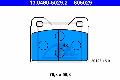 Klocki hamulcowe - komplet do BMW, 13.0460-5029.2, ATE w ofercie sklepu e-autoparts.pl 