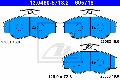 Klocki hamulcowe - komplet do Hyundia, 13.0460-5718.2, ATE w ofercie sklepu e-autoparts.pl 