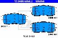 Klocki hamulcowe - komplet do Suzuki, 13.0460-5856.2, ATE w ofercie sklepu e-autoparts.pl 