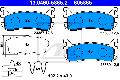 Klocki hamulcowe - komplet do Mazdy, 13.0460-5865.2, ATE w ofercie sklepu e-autoparts.pl 
