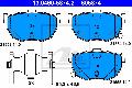 Klocki hamulcowe - komplet do Hyundia, 13.0460-5874.2, ATE w ofercie sklepu e-autoparts.pl 