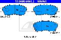 Klocki hamulcowe - komplet do Toyoty, 13.0460-5951.2, ATE w ofercie sklepu e-autoparts.pl 