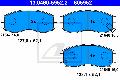 Klocki hamulcowe - komplet do Mitsubishi, 13.0460-5952.2, ATE w ofercie sklepu e-autoparts.pl 